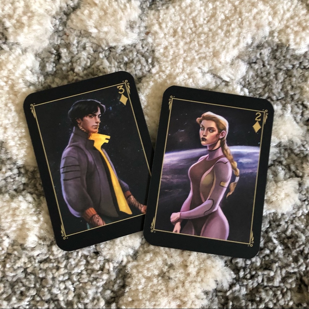 LIMITED EDITION Illuminae trading cards